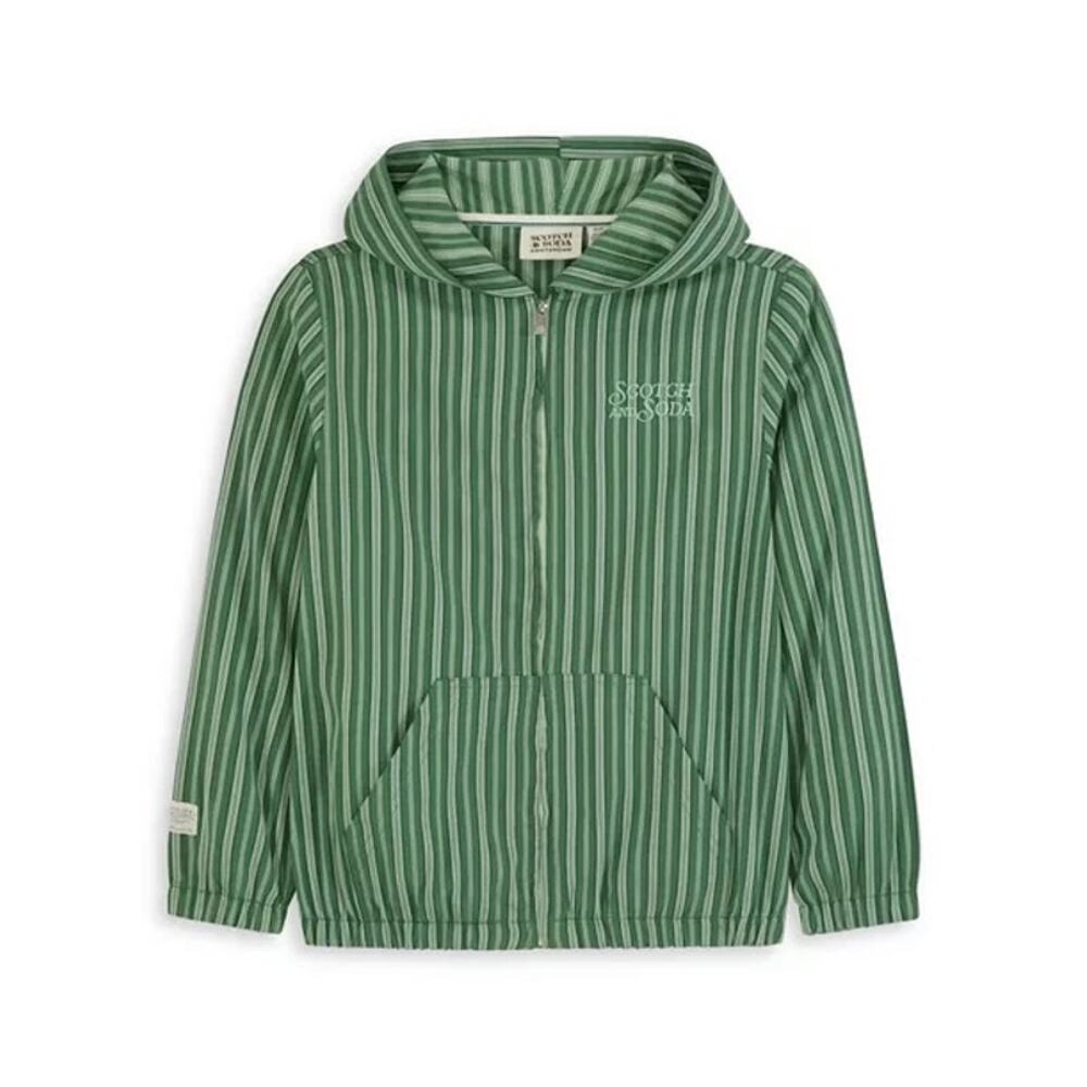 Scotch & Soda Big Boys Striped Hooded Jacket Size L 14/16 (Men’s XS/S) NWT✨